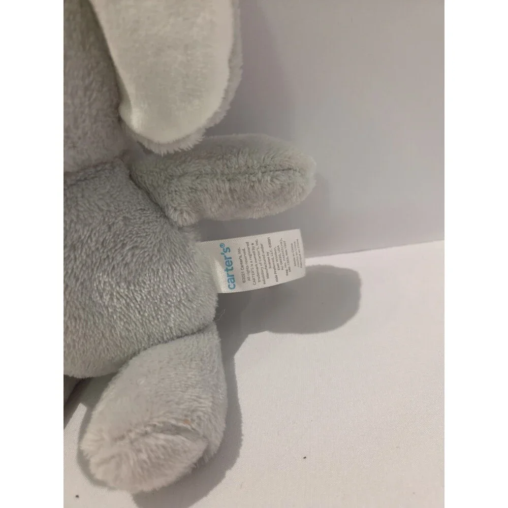 Carters Plush Gray Elephant Toy #68091 Grey Boy Girl Stuffed Animal 2021